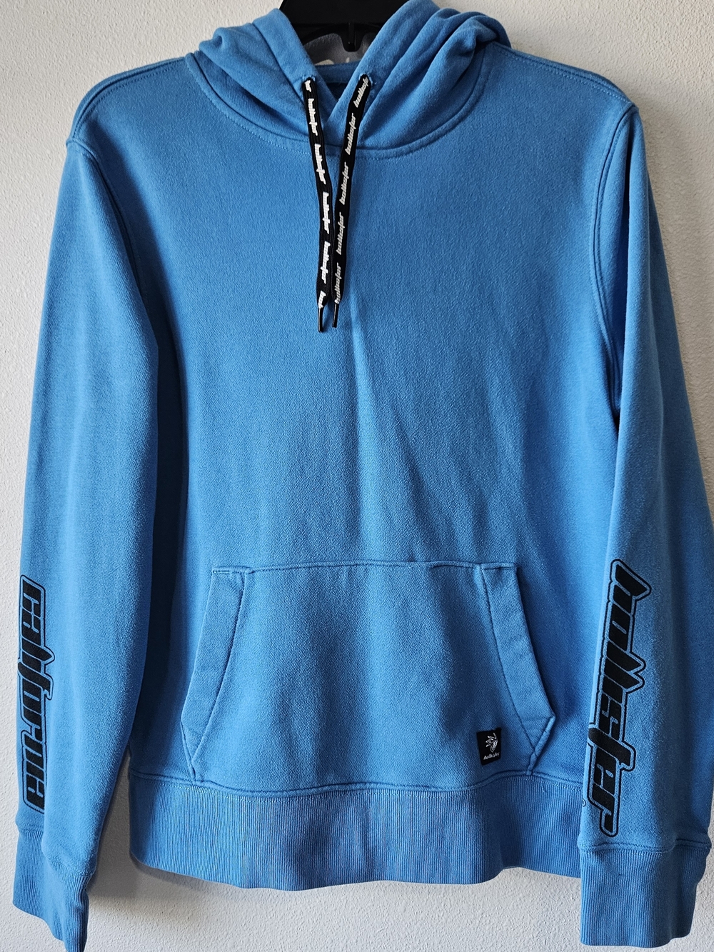 Hollister Bright Blue Pullover Hoodie Size Small